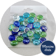 9115-P8 - Craft Pack - Ocean Mix Glass Nuggets
